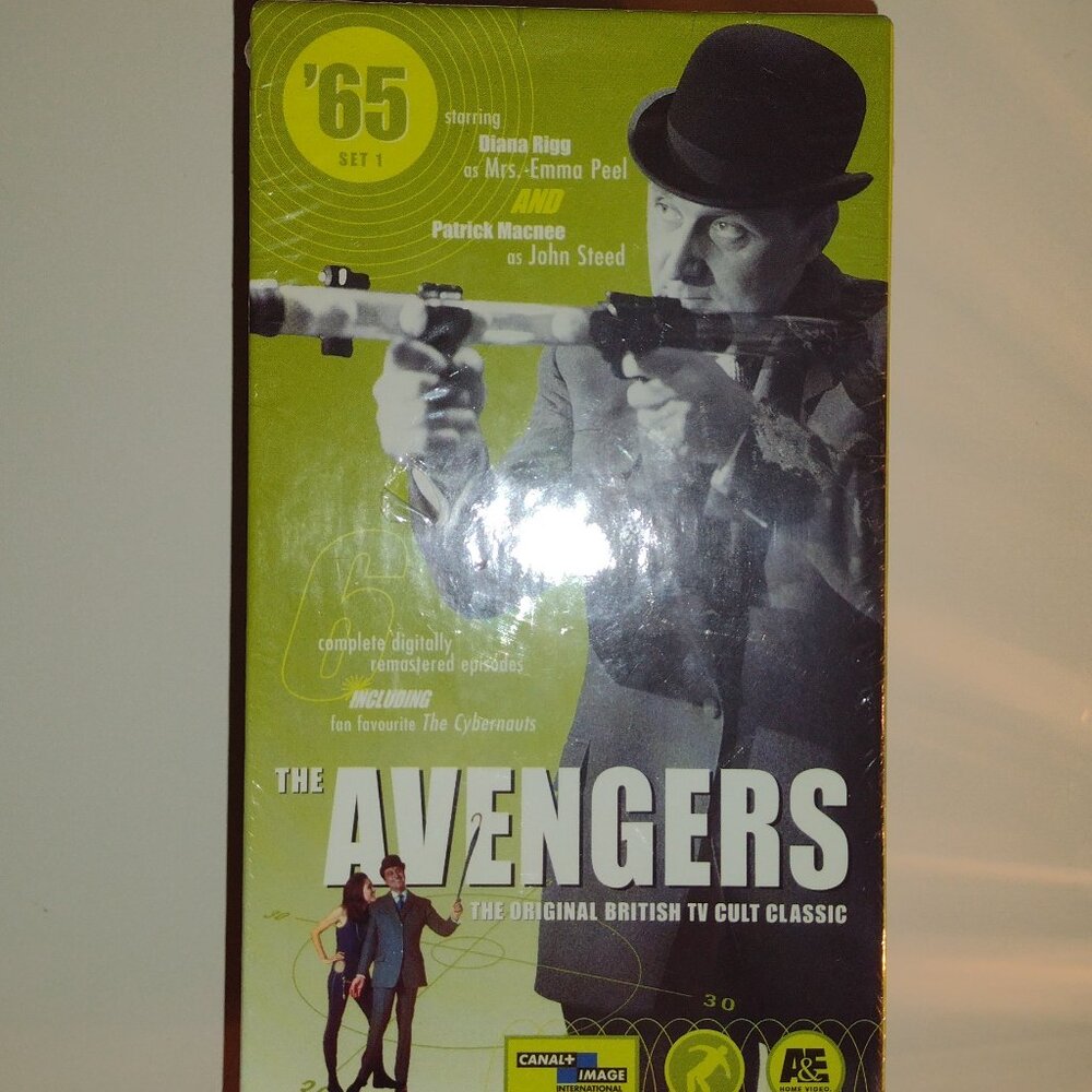 The Avengers VHS 1965 B&W digitally remastered sealed